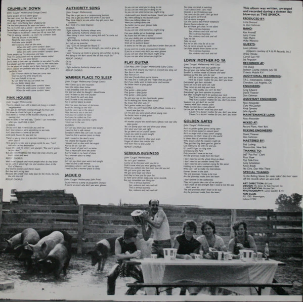 John Cougar Mellencamp - Uh-Huh (LP, Album, Club, CRC) (Very Good Plus (VG+)) - Image 5