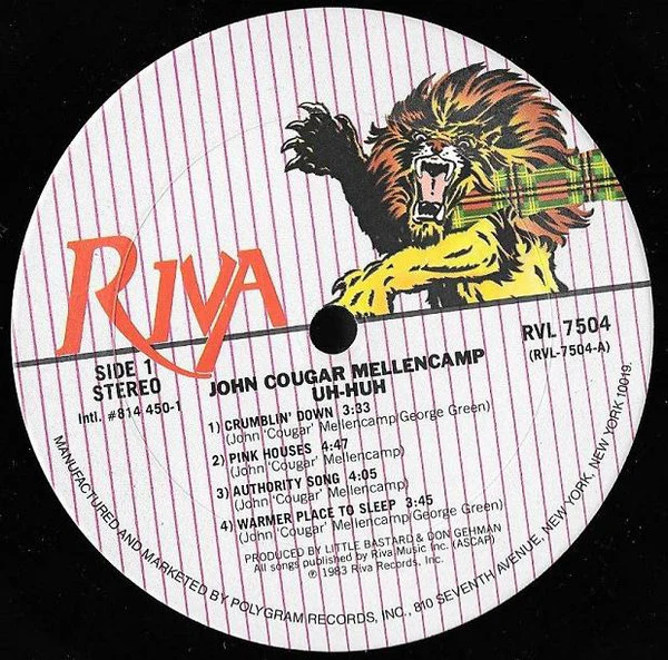 John Cougar Mellencamp - Uh-Huh (LP, Album, Pit) (Very Good Plus (VG+)) - Image 3
