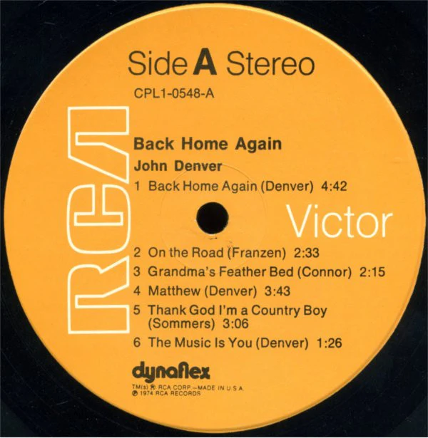John Denver - Back Home Again (LP, Album, Ind) (Near Mint (NM or M-)) - Image 5