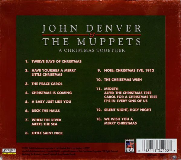 John Denver & The Muppets - A Christmas Together (CD, Album, RE, Lim) (Very Good Plus (VG+)) - Image 2