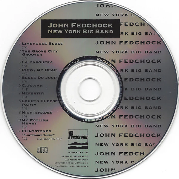 John Fedchock New York Big Band - John Fedchock New York Big Band (CD) (Very Good Plus (VG+)) - Image 5