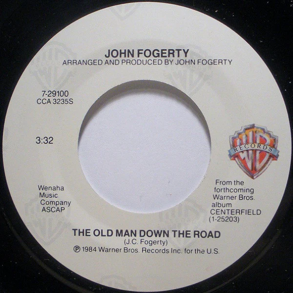 John Fogerty - The Old Man Down The Road (7", Single, Spe) (Very Good Plus (VG+)) - Image 3