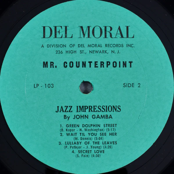 John Gamba - Mr. Counterpoint: Jazz Impressions By John Gamba (LP) (Very Good Plus (VG+)) - Image 4