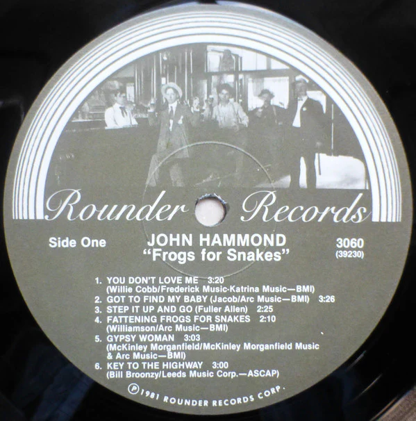 John Paul Hammond - Frogs For Snakes (LP, Album) (Very Good Plus (VG+)) - Image 3