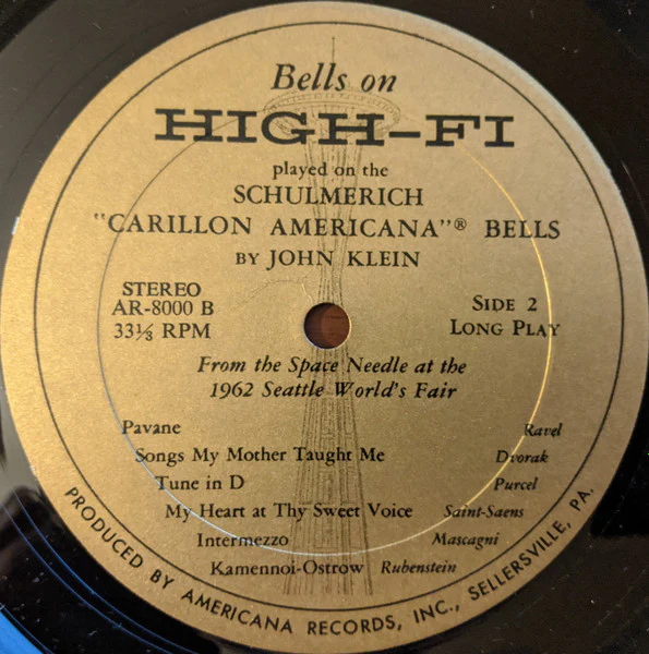John Klein - Bells On High-Fi (LP, Album) (Very Good Plus (VG+)) - Image 4