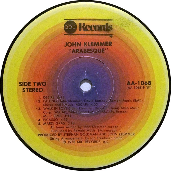 John Klemmer - Arabesque (LP, Album, Spe) (Near Mint (NM or M-)) - Image 4