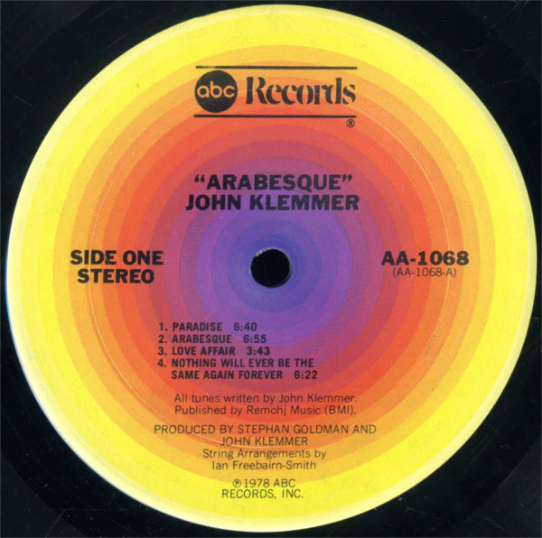 John Klemmer - Arabesque (LP, Album) (Very Good Plus (VG+)) - Image 3