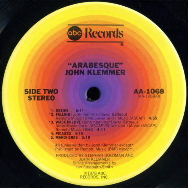 John Klemmer - Arabesque (LP, Album) (Very Good Plus (VG+)) - Image 4