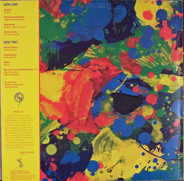 John Klemmer - Brazilia (LP, Album) (Very Good Plus (VG+)) - Image 2