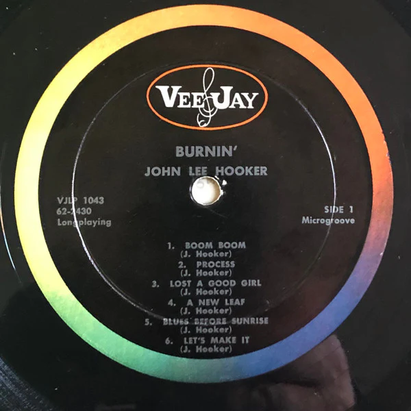 John Lee Hooker - Burnin' (LP, Album, Mono) (Very Good (VG)) - Image 3