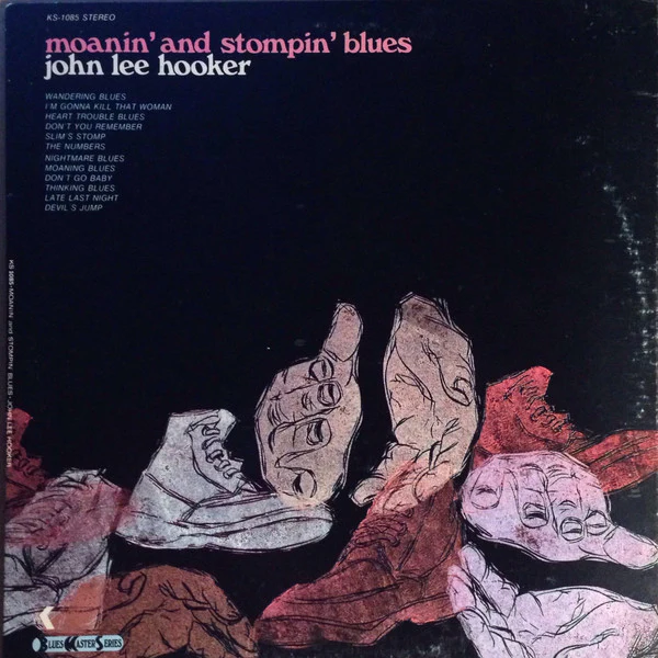 John Lee Hooker - Moanin' And Stompin' Blues (LP, Comp, RE) (Very Good Plus (VG+))