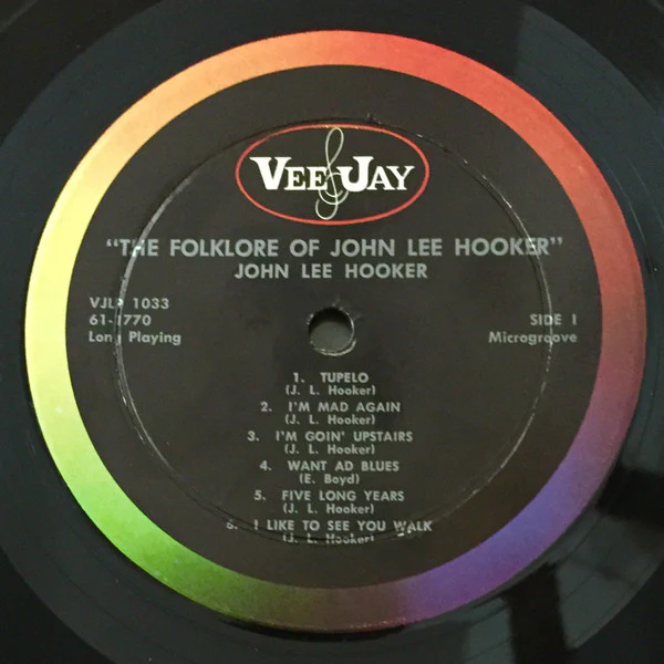 John Lee Hooker - The Folk Lore Of John Lee Hooker (LP, Album, Mono) (Very Good (VG)) - Image 3