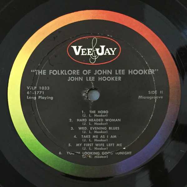 John Lee Hooker - The Folk Lore Of John Lee Hooker (LP, Album, Mono) (Very Good (VG)) - Image 4