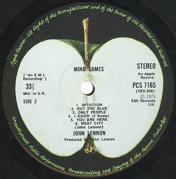 John Lennon - Mind Games (LP, Album) (Very Good Plus (VG+)) - Image 4