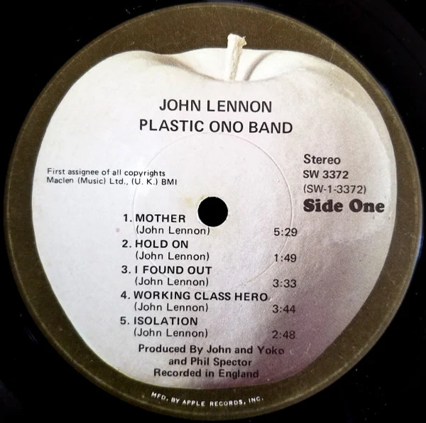 John Lennon / The Plastic Ono Band - John Lennon / Plastic Ono Band (LP, Album, Scr) (Near Mint (NM or M-)) - Image 3