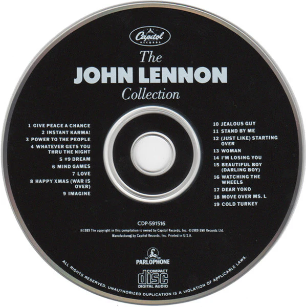 John Lennon - The John Lennon Collection (CD, Comp, Club, RE, RP) (Very Good Plus (VG+)) - Image 3