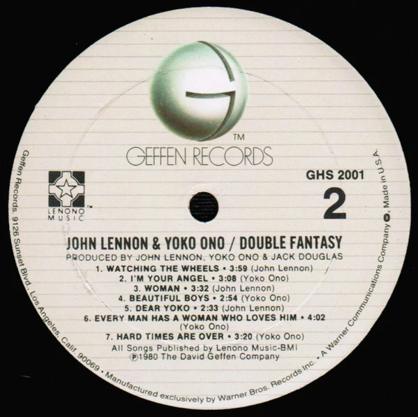 John Lennon & Yoko Ono - Double Fantasy (LP, Album, Gol) (Very Good Plus (VG+)) - Image 4