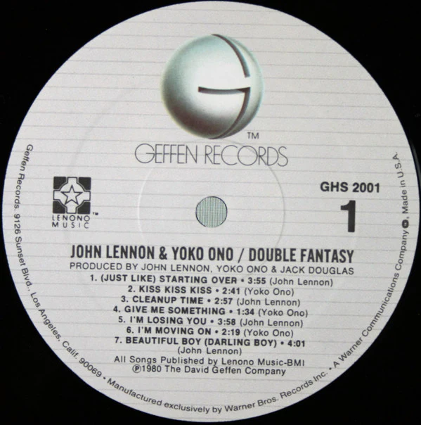 John Lennon & Yoko Ono - Double Fantasy (LP, Album, Spe) (Very Good Plus (VG+)) - Image 3