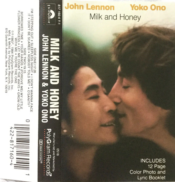 John Lennon & Yoko Ono - Milk And Honey (Cass, Album, 35) (Very Good Plus (VG+)) - Image 2