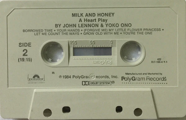 John Lennon & Yoko Ono - Milk And Honey (Cass, Album, 35) (Very Good Plus (VG+)) - Image 5