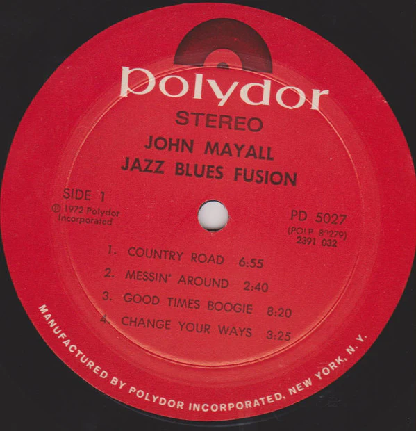 John Mayall - Jazz Blues Fusion (LP, Album) (Very Good Plus (VG+)) - Image 3