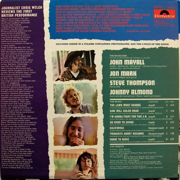 John Mayall - The Turning Point (LP, Album, Mon) (Very Good Plus (VG+)) - Image 2