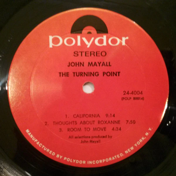 John Mayall - The Turning Point (LP, Album, Mon) (Very Good Plus (VG+)) - Image 4