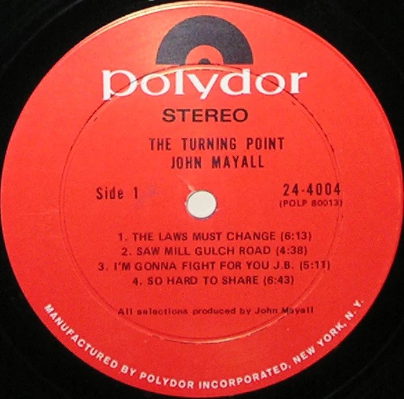 John Mayall - The Turning Point (LP, Album, Ter) (Near Mint (NM or M-)) - Image 3