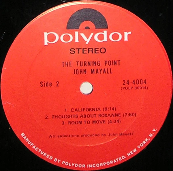 John Mayall - The Turning Point (LP, Album, Ter) (Near Mint (NM or M-)) - Image 4