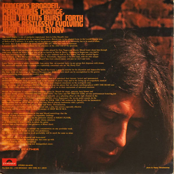 John Mayall - USA Union (LP, Album, Tex) (Very Good Plus (VG+)) - Image 4