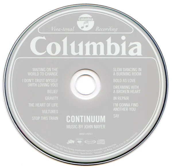 John Mayer - Continuum (CD, Album, RE, Sli) (Near Mint (NM or M-)) - Image 3
