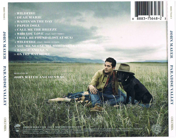 John Mayer - Paradise Valley (CD, Album) (Very Good Plus (VG+)) - Image 2