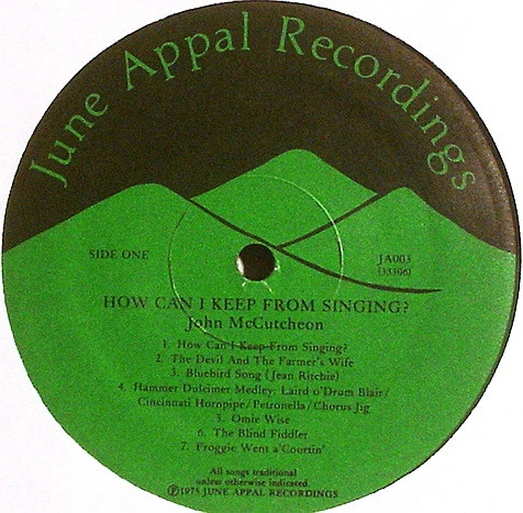John McCutcheon - How Can I Keep From Singing? (LP) (Near Mint (NM or M-)) - Image 3