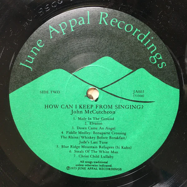 John McCutcheon - How Can I Keep From Singing? (LP) (Near Mint (NM or M-)) - Image 4