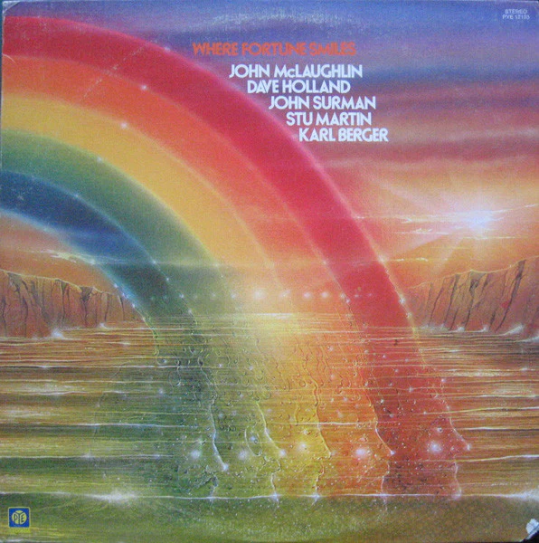 John McLaughlin, Dave Holland, John Surman, Stu Martin, Karl Berger - Where Fortune Smiles (LP, Album, RE) (Very Good Plus (VG+))