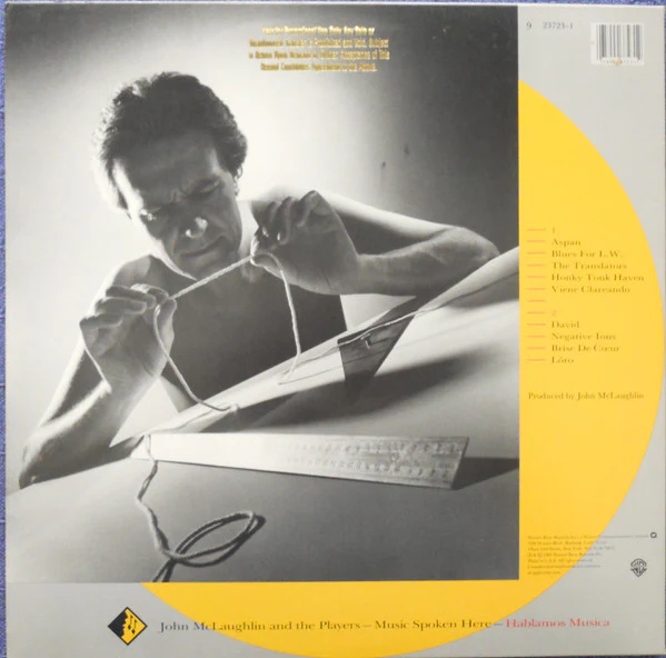 John McLaughlin - Music Spoken Here (LP, Album, All) (Near Mint (NM or M-)) - Image 2