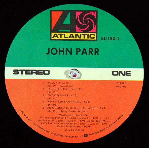John Parr - John Parr (LP, Album, SP ) (Near Mint (NM or M-)) - Image 3
