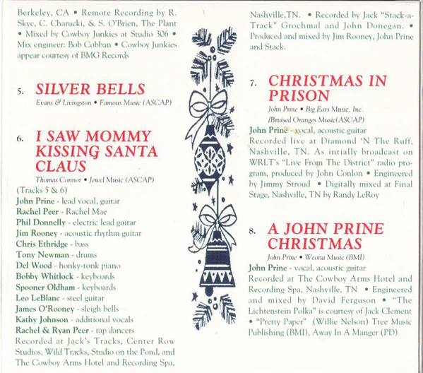 John Prine - A John Prine Christmas (CD, Album, RE, Dig) (Near Mint (NM or M-)) - Image 3
