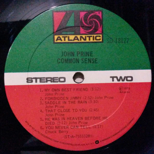 John Prine - Common Sense (LP, Album, RI) (Very Good (VG)) - Image 4