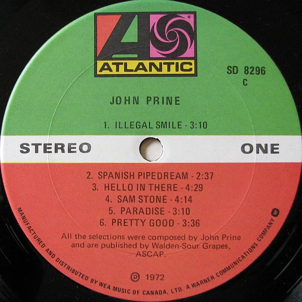 John Prine - John Prine (LP, Album) (Very Good Plus (VG+)) - Image 3