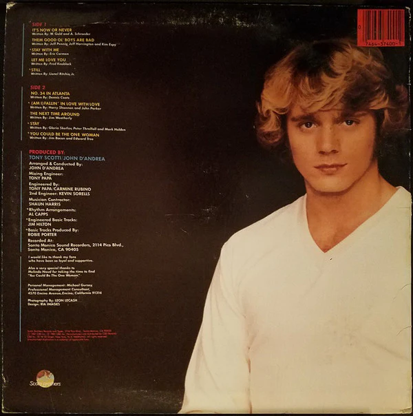 John Schneider - Now Or Never (LP) (Very Good (VG)) - Image 2
