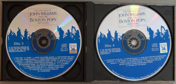 John Williams And Boston Pops Orchestra - The Very Best Of John Williams And The Boston Pops Orchestra (4xCD, Comp + Box) (Near Mint (NM or M-)) - Image 4