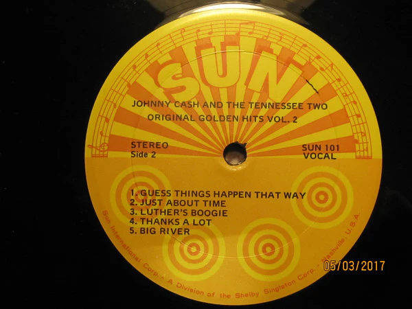 Johnny Cash & The Tennessee Two - Original Golden Hits Volume II (LP, Comp) (Near Mint (NM or M-)) - Image 2