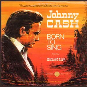 Johnny Cash Featuring Jeannie C. Riley - Born To Sing (5xLP, Comp + Box) (Fair (F))