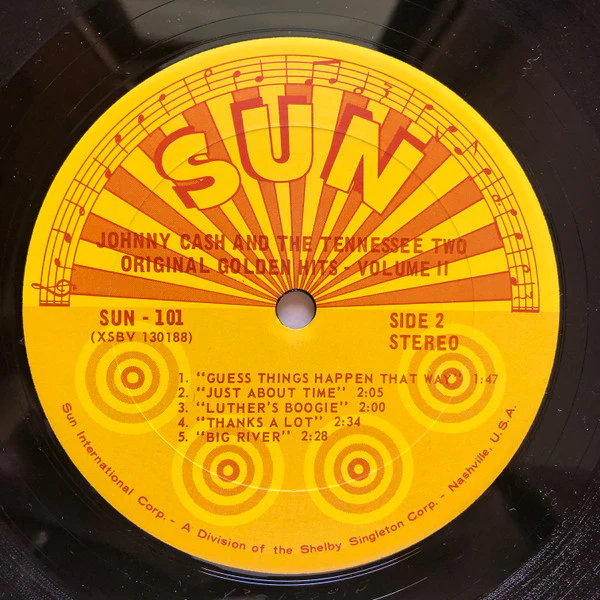 Johnny Cash & The Tennessee Two - Original Golden Hits Volume II (LP, Comp) (Good (G)) - Image 4