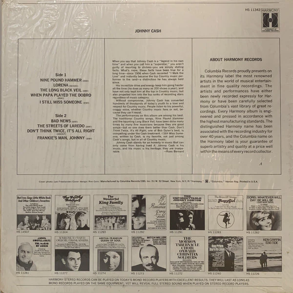 Johnny Cash - This Is Johnny Cash (LP, Comp, Ter) (Very Good Plus (VG+)) - Image 2