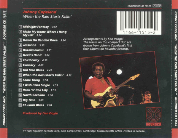 Johnny Copeland - When The Rain Starts Fallin' (CD, Comp) (Near Mint (NM or M-)) - Image 2