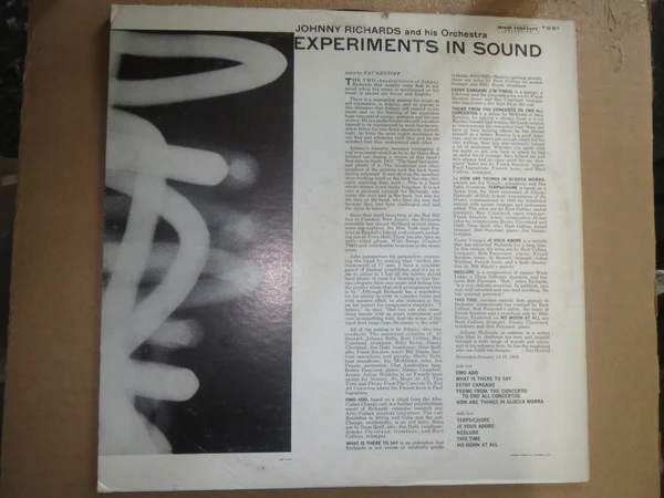 Johnny Richards - Experiments In Sound (LP, Album, Mono) (Very Good (VG)) - Image 5