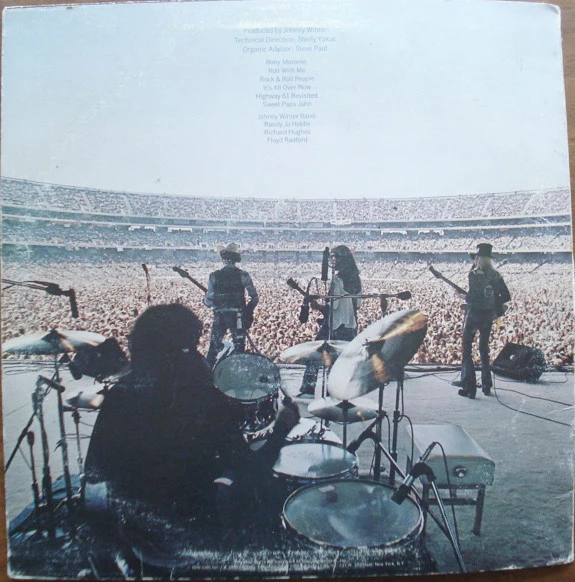 Johnny Winter - Captured Live! (LP, Album, Bla) (Very Good Plus (VG+)) - Image 2