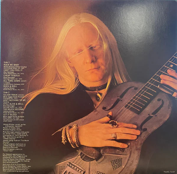 Johnny Winter - Still Alive And Well (LP, Album, Ter) (Very Good Plus (VG+)) - Image 3